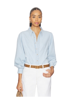 MOTHER The Pinch And Poof in Blue. Size M. Also in XS, S, L, XL.