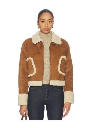 MOTHER The On Thin Ice in Cognac. Size M. Also in L, XL.