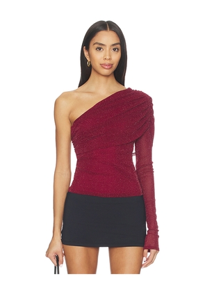 Lovers and Friends Lucille Top in Burgundy. Size S. Also in XXS, XS, M, XL.