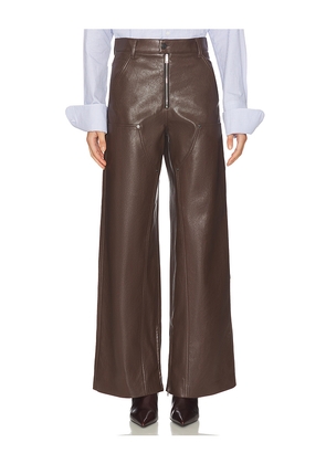 MSGM Pant in Brown. Size 38. Also in 36, 40.