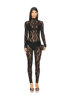 Nookie Lennox Catsuit in Black. Size M. Also in XS, S, L, XL.