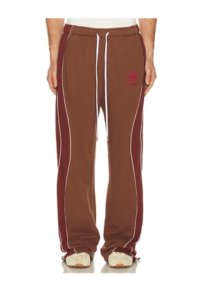 Nahmias Ollie Sweatpant in Burgundy. Size M. Also in L, S.