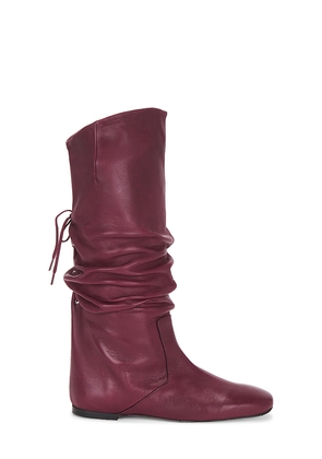 Miista Karola Tall Boot in Burgundy. Size 38. Also in 37, 39, 40.