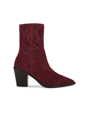 L'AGENCE Anne Boot in Burgundy. Size 6.5. Also in 10, 7.5, 9, 9.5.