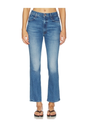 MOTHER The Hustler Flood Jeans in Navy. Size 24. Also in 23, 25, 26, 27, 28, 29, 30, 31, 33, 34.