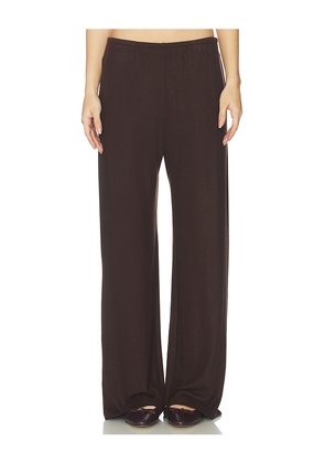 LESET Lauren Pocket Pant in Chocolate. Size L. Also in S, M.
