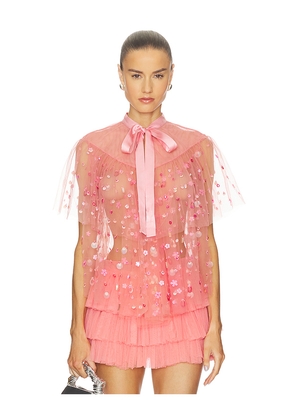 LA FUORI Soft Rose Top in Rose. Size M. Also in XS, L, XL.