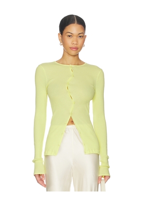 OperaSPORT Claire Seamless Top in Yellow. Size XS. Also in S, M.