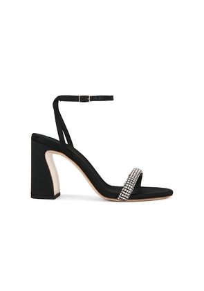 Loeffler Randall Malia Curved Sandal in Black. Size 6.5. Also in 10, 7, 7.5, 8, 8.5, 9, 9.5.