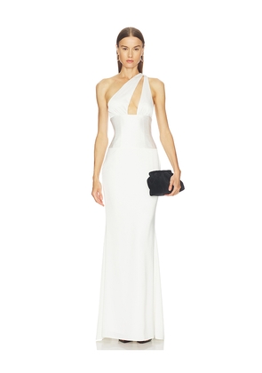 Michael Costello x REVOLVE Sorbara Gown in Ivory. Size M. Also in S, L, XL.