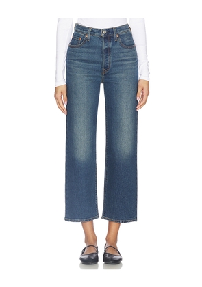 LEVI'S Ribcage Straight Ankle in Blue. Size 25. Also in 24, 26, 27, 28, 29, 30, 31, 32.