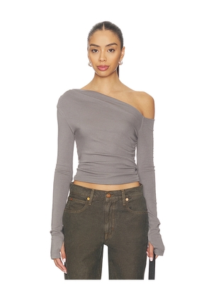 NIA Cleo Top in Grey. Size M. Also in S, XS.