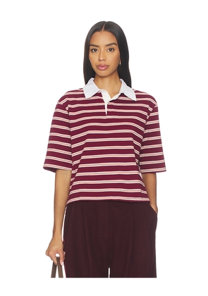 Maude Club x REVOLVE Frankie Top in Burgundy. Size M. Also in L, S, XS.