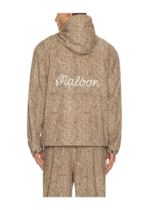 Malbon Golf Highland Jacket in Brown. Size M. Also in L, S.