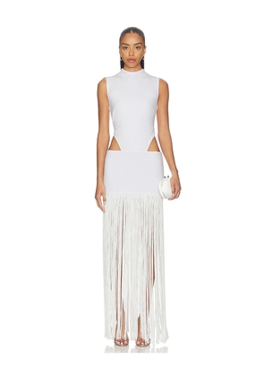 NBD Shabana Maxi Dress in White. Size M. Also in L, XL.