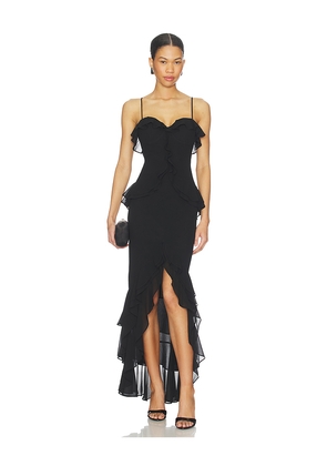 Lovers and Friends Melissa Gown in Black. Size M. Also in XXS, XS, S, XL.