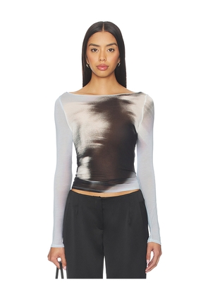 Miaou Amelia Top in Grey. Size M. Also in S.