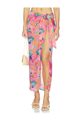 LSPACE Portela Sarong in Pink. Size M. Also in S, XS.