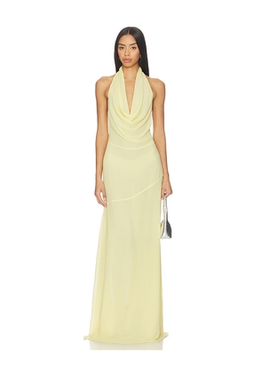 Nakedvice The Marisa Dress in Yellow. Size L. Also in M, XS.