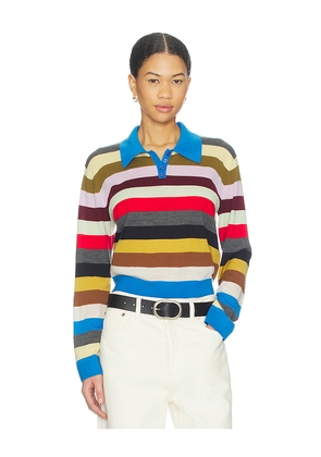 LESET James Polo in Blue,Brown. Size L. Also in S.