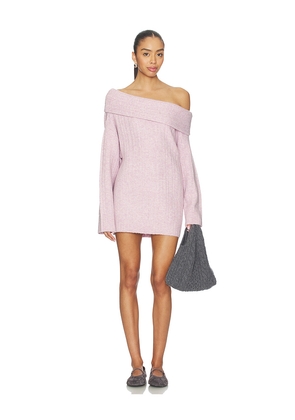 Lovers and Friends Sora Off The Shoulder Mini Dress in Pink. Size M. Also in L, S, XL, XS, XXS.