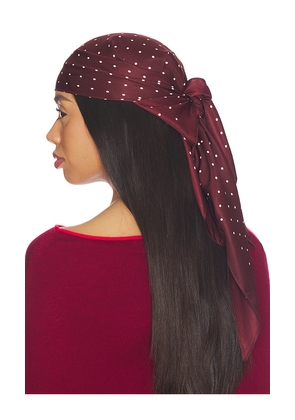 Lovers and Friends Anahi Triangle Scarf in Rust.