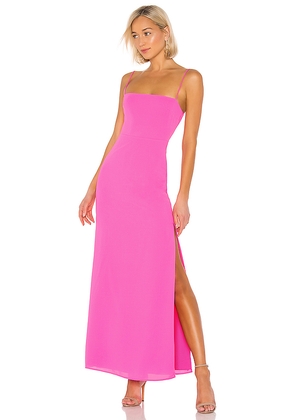superdown Addison Maxi Dress in Pink. Size M. Also in S, XS, XXS.
