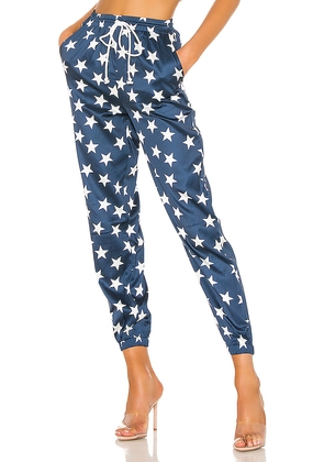 superdown Miranda Track Pant in Blue. Size M. Also in XXS, L, XL.