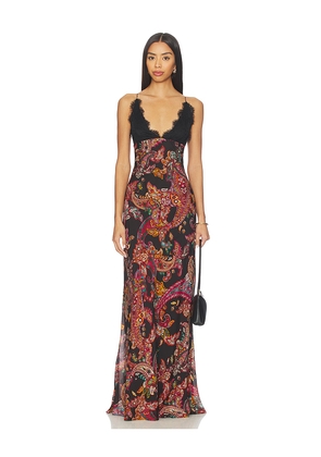 L'AGENCE Susanna Lace Slip Dress in Black. Size 2. Also in 4, 6, 8.