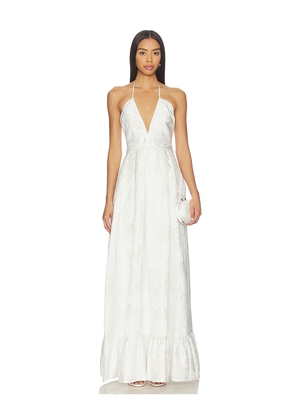 Katie May Isola Gown in Ivory. Size L. Also in M, XL, XS, XXS.