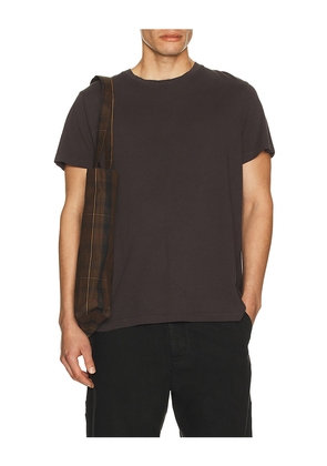 NILI LOTAN Bradley Tee in Slate. Size L. Also in S, XL/1X.