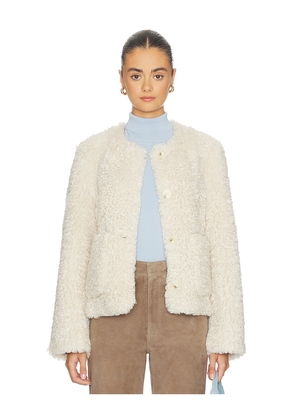LAMARQUE Emilia Jacket in Cream. Size L. Also in M, S, XS.
