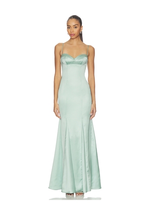Katie May Opus Gown in Mint. Size L. Also in M, S, XL, XS.
