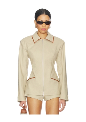 Lovers and Friends Catharina Jacket in Beige. Size L. Also in XS, S, M, XL.