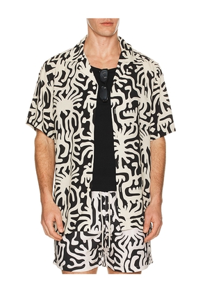 OAS Loefy Rocco Shirt in Black. Size M. Also in L, S, XL/1X.