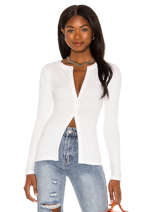 superdown Sasha Button Top in White. Size M. Also in XS, S, L.