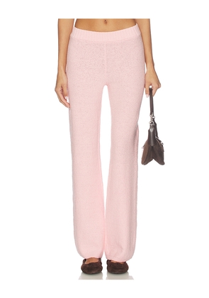 Lovers and Friends Lora Textured Pant in Pink. Size M. Also in XS, S, L, XL.