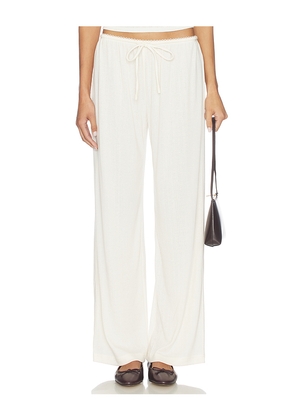 Lovers and Friends Isobel Pant in Ivory. Size M. Also in XS, XXS, S, L, XL.