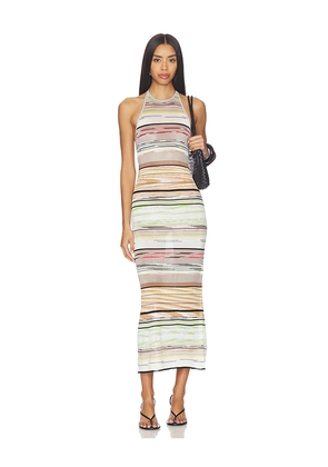 Missoni Sleeveless Long Dress in White. Size 42/6. Also in 36/0, 44/8.