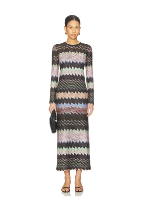Missoni Long Dress in Grey,Green. Size 40/4. Also in 38/2, 42/6.