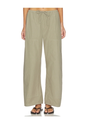 LESET Kyoto Carpenter Pant in Sage. Size L. Also in XS, S, M.