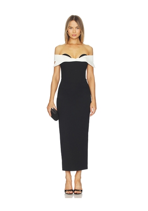 The New Arrivals by Ilkyaz Ozel Jacqueline Dress in Black,White. Size 34/0. Also in 38/4, 40/6.