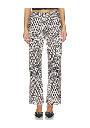 Miaou Boyfriend Pant in Black. Size M. Also in XS, S, L.