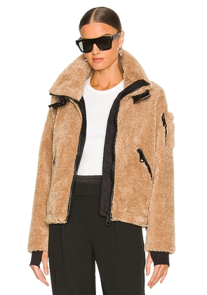 SAM. Sherpa Denver Jacket in Tan. Size M. Also in XS, S, L, XL.