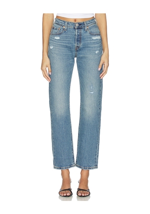 LEVI'S 501 Curve Straight Jeans in Blue. Size 25. Also in 24, 26, 27, 28, 29, 30, 31.