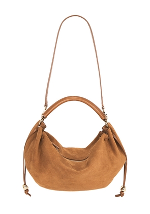 Madewell Gathered Shoulder Bag in Brown.