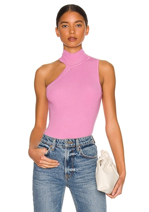 superdown Luz Knit Top in Pink. Size S. Also in XS, M, L.