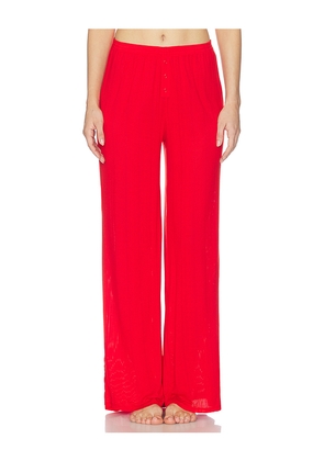 Negative Underwear Whipped Track Pant in Red. Size M. Also in XS, S, XL/1X.