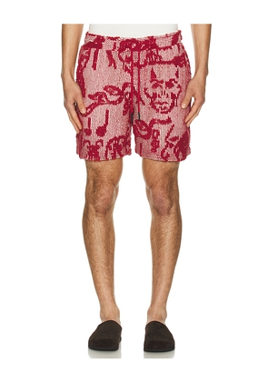 OAS Porto Shorts in Red. Size L. Also in S, M.