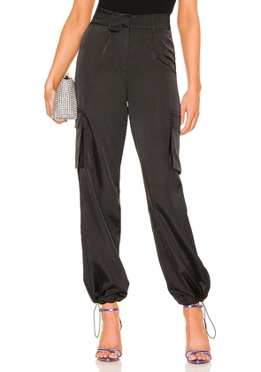 superdown Seleste Drawstring Jogger Pant in Black. Size S. Also in M.